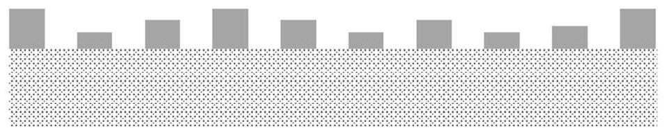 Method for preparing 2.5 D micro-nano structure through gray exposure