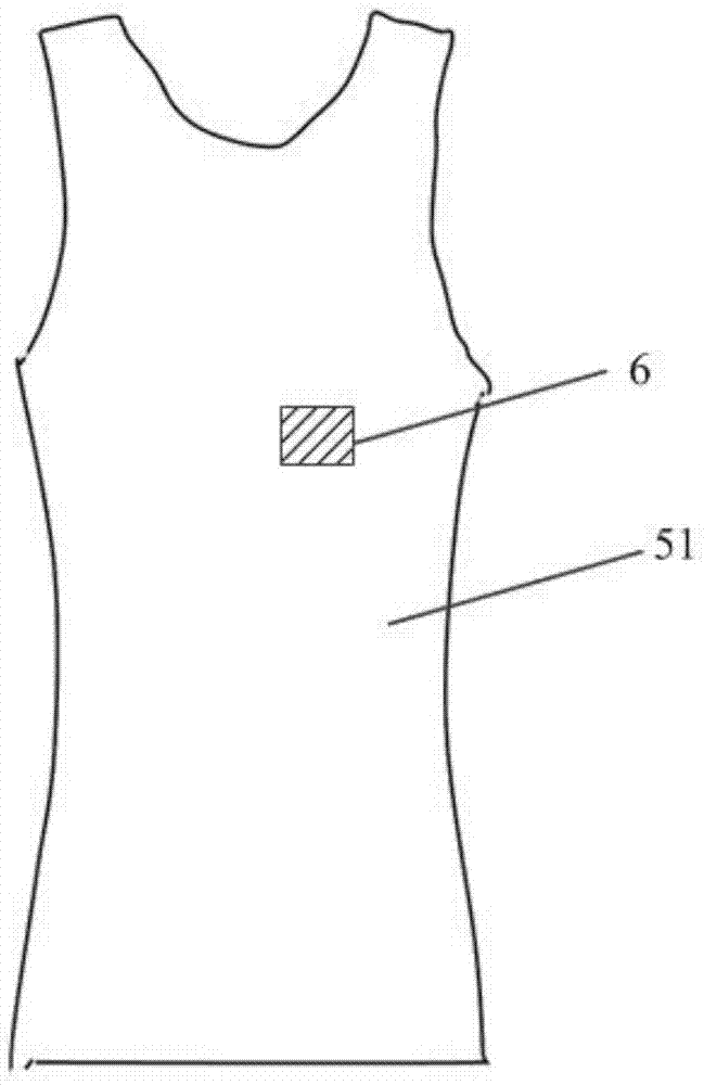 Wearable physiological sign detection sensor, preparation method and monitoring system
