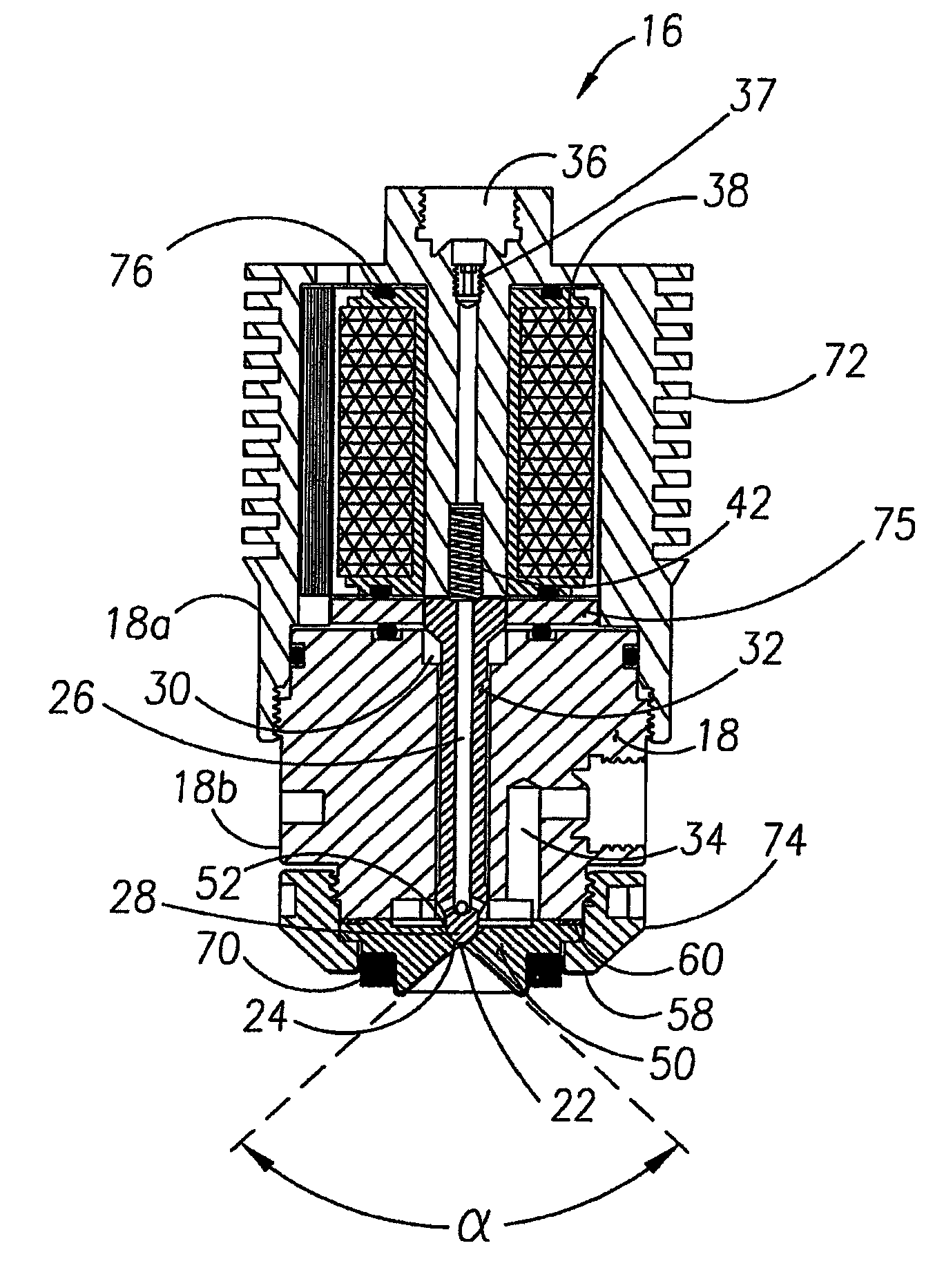 Method and apparatus for injecting atomized fluids