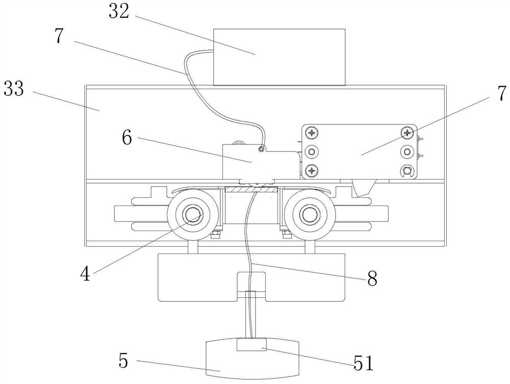 An overhead rail shifting machine with an automatic rail-changing turntable