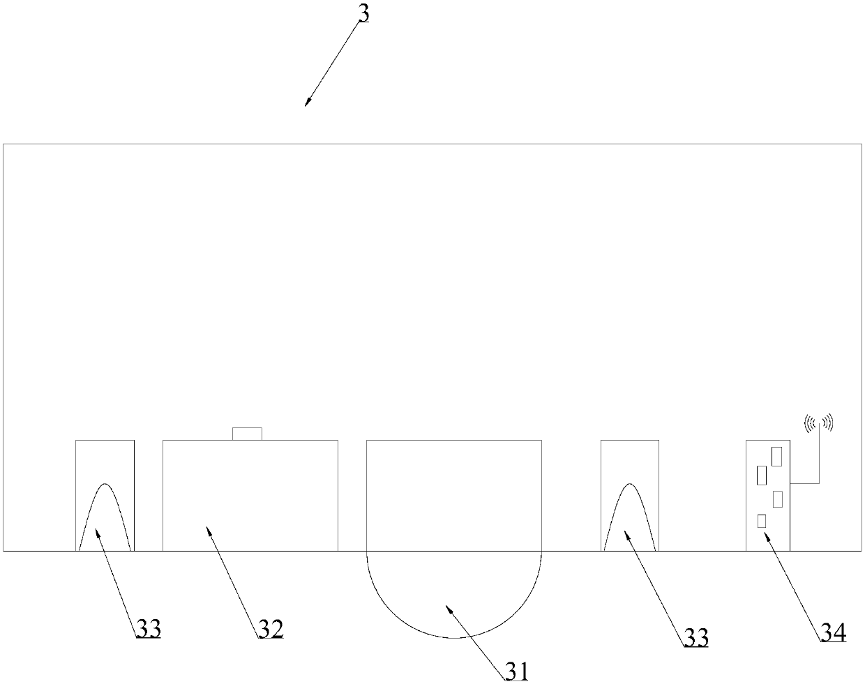 Grating protection slope surface stress and strain monitoring device and method