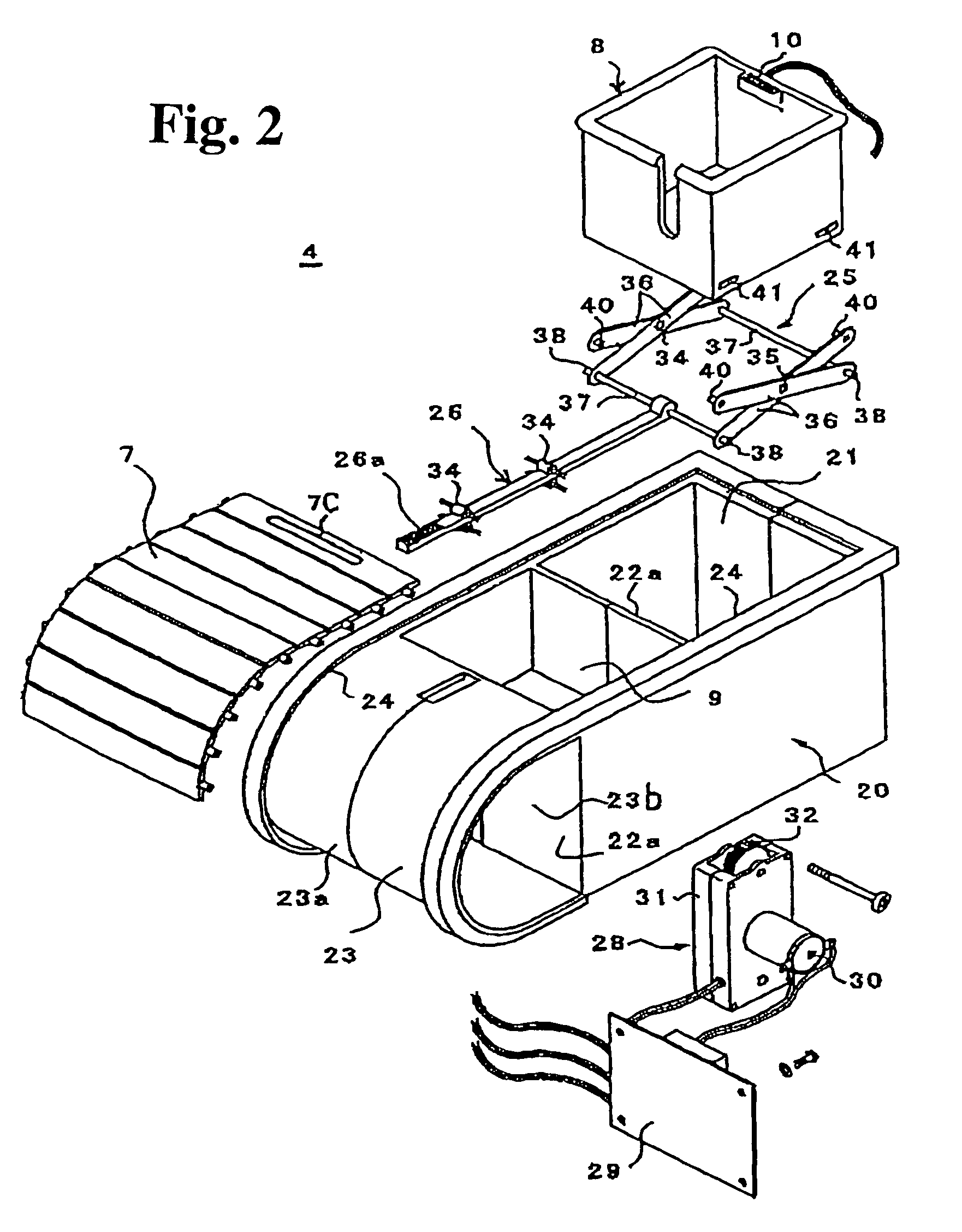 Configuration for operating interior device and cup holder using the same
