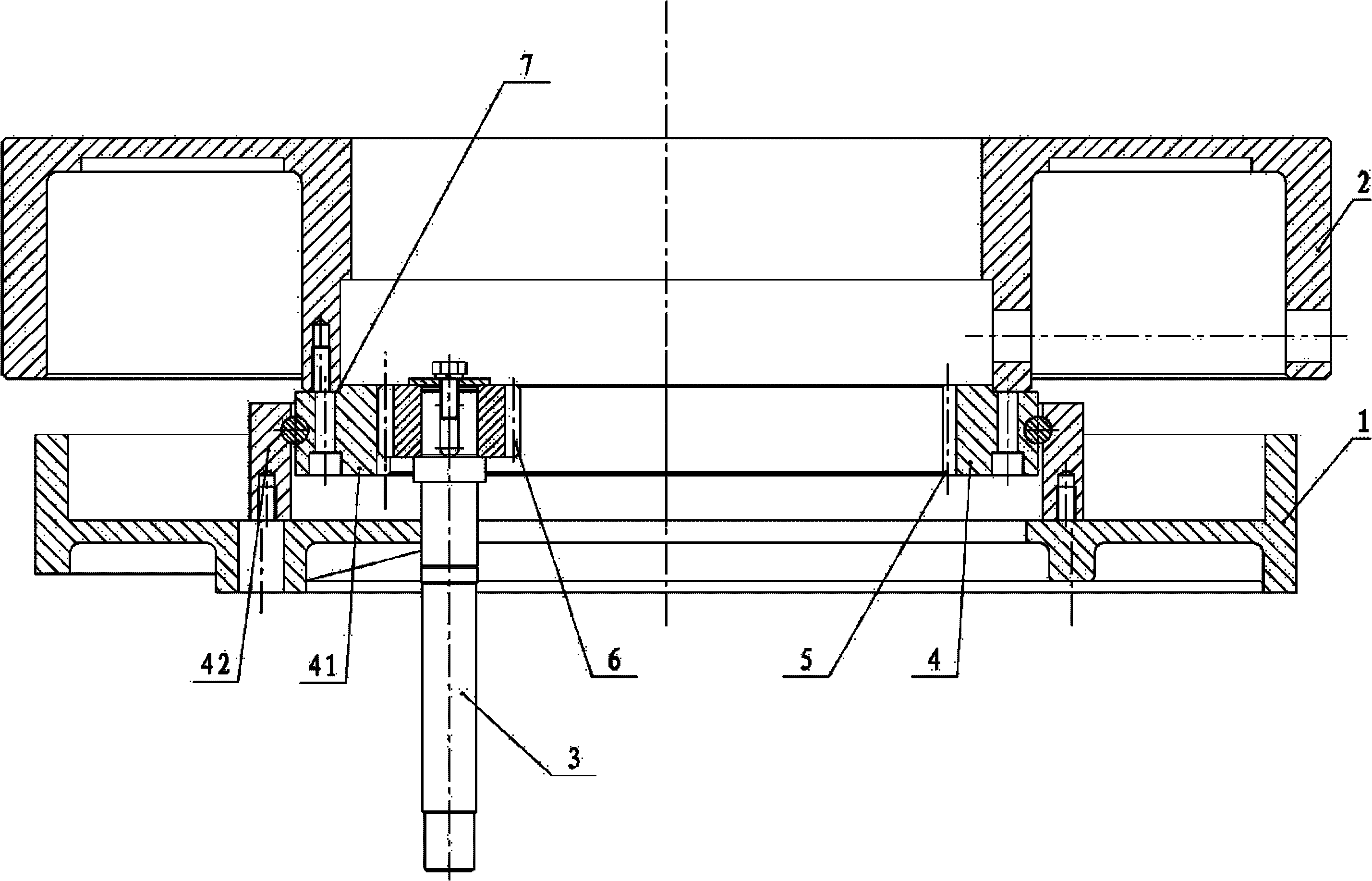 Rotary supporting device for pharmaceutical machine