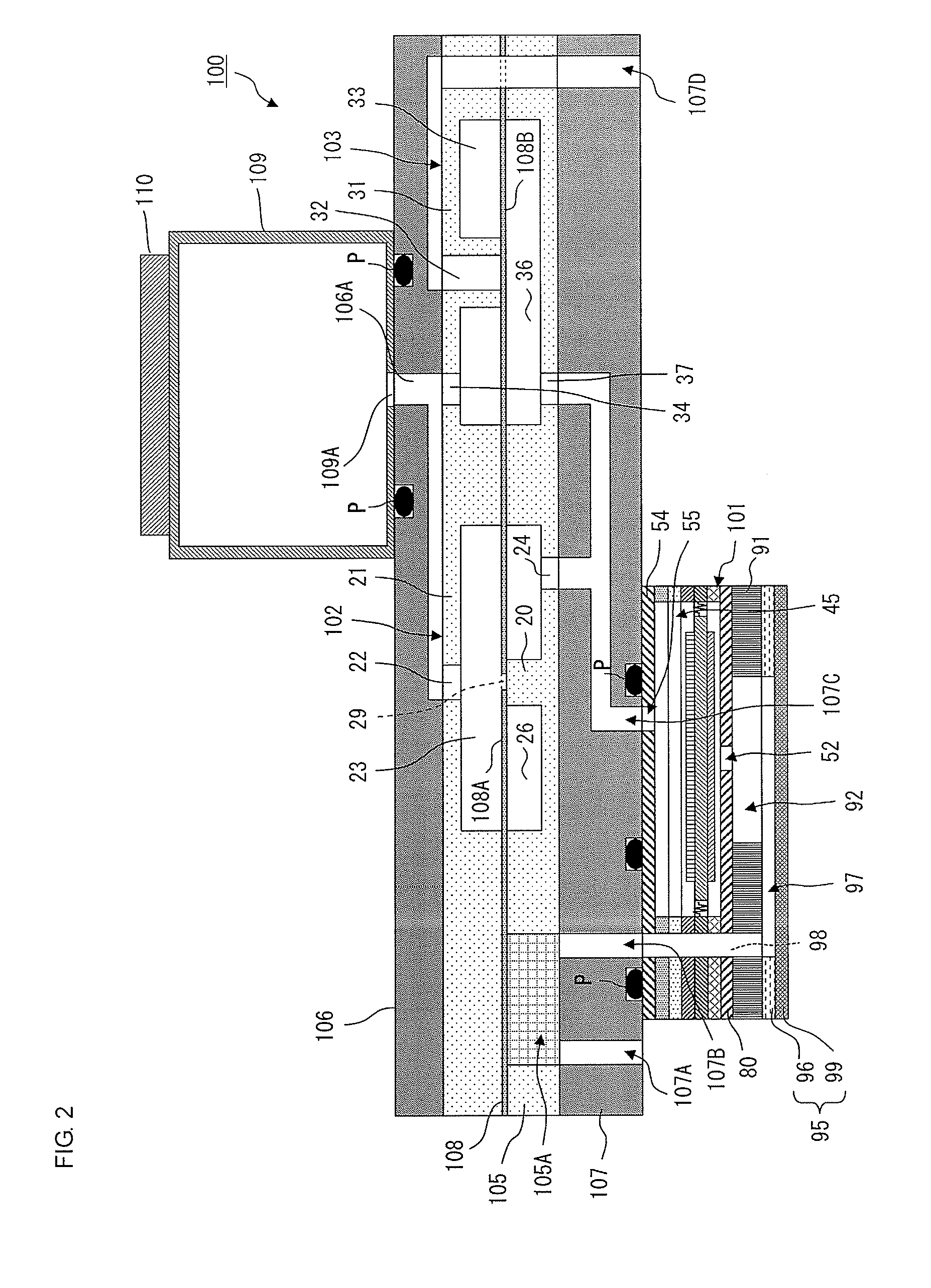 Cooling device and heating and colling apparatus