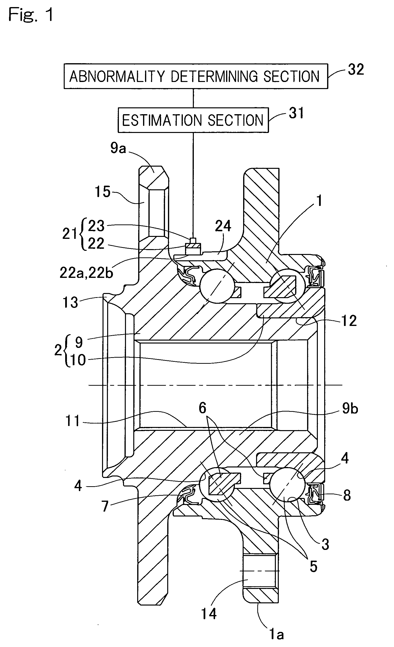 Wheel Support Bearing Assembly Equiped with Sensor