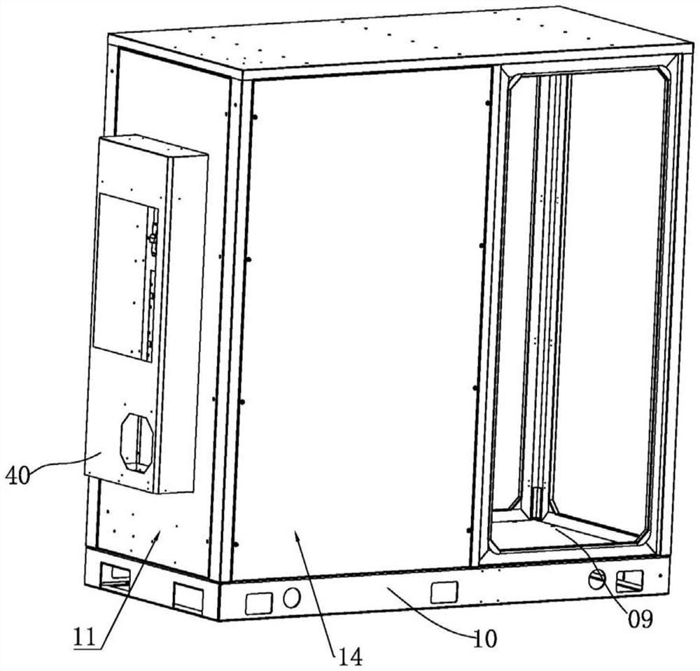 Containing device and heat dissipation system