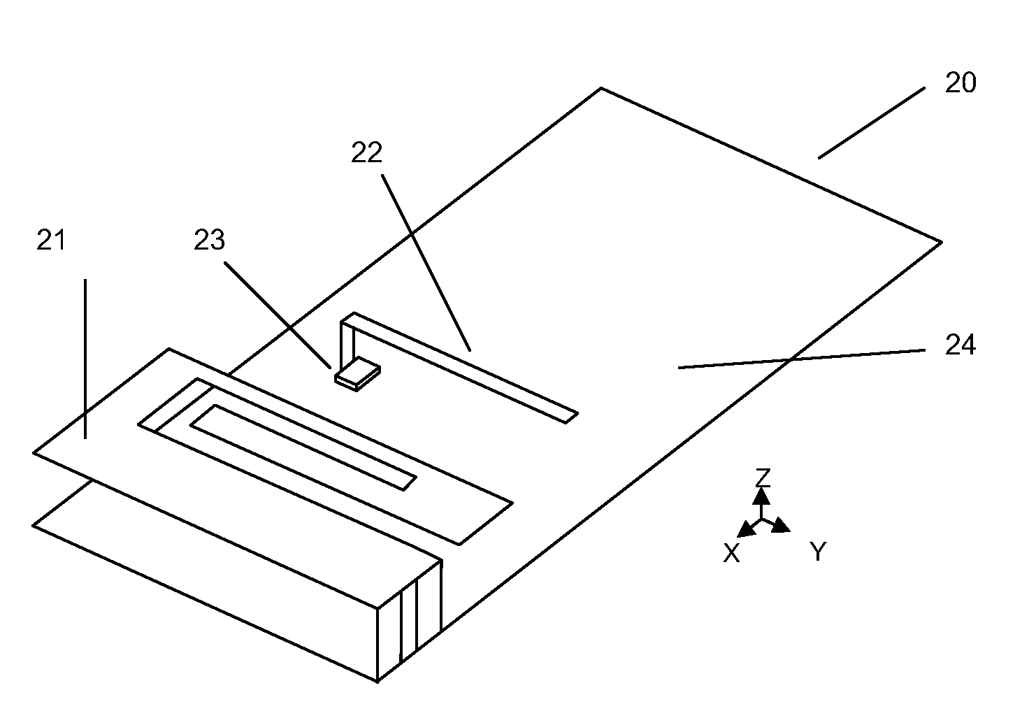 Antenna and method for steering antenna beam direction