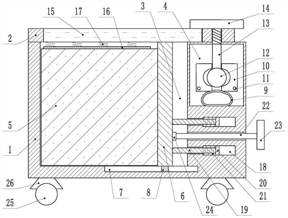 New energy vehicle battery pack transfer protection device