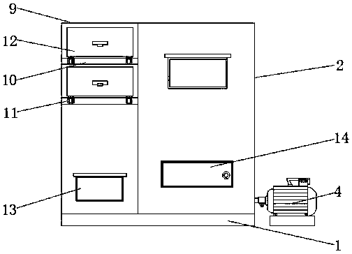 Novel environment-friendly rubbish sorting equipment