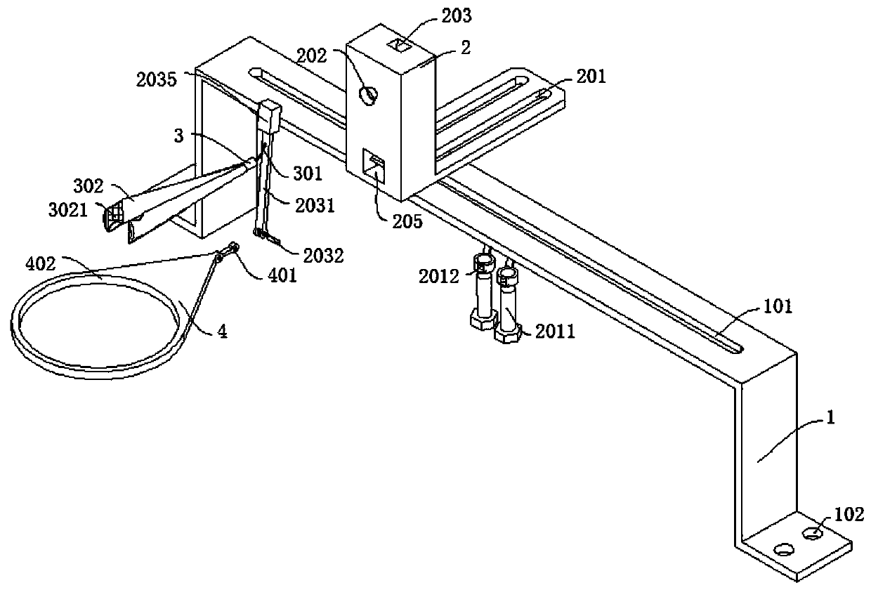 Fixing frame for distillation flask