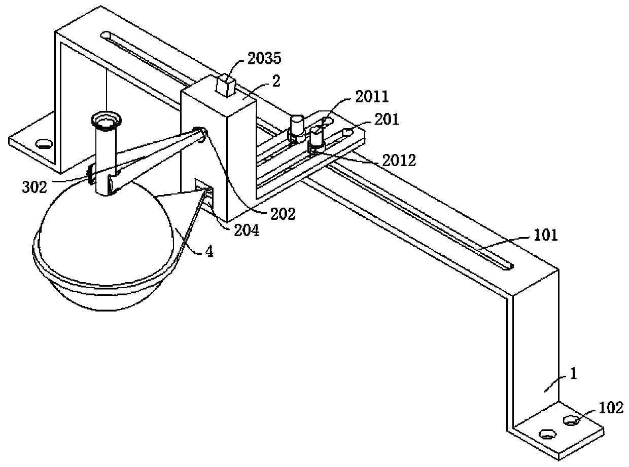 Fixing frame for distillation flask