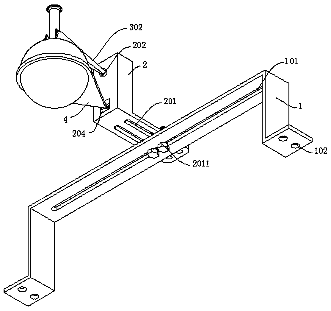 Fixing frame for distillation flask