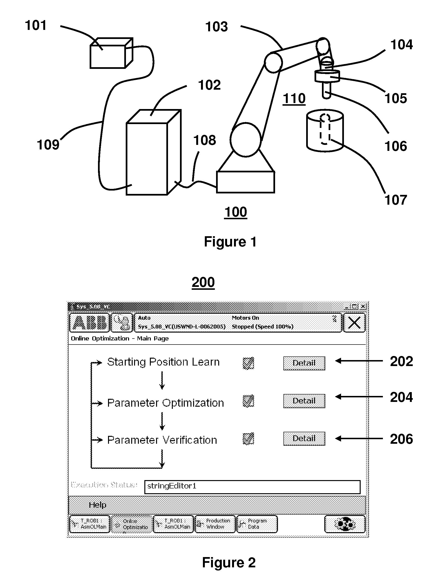 Method And System For In-Production Optimization of The Parameters Of A Robot Used for Assembly