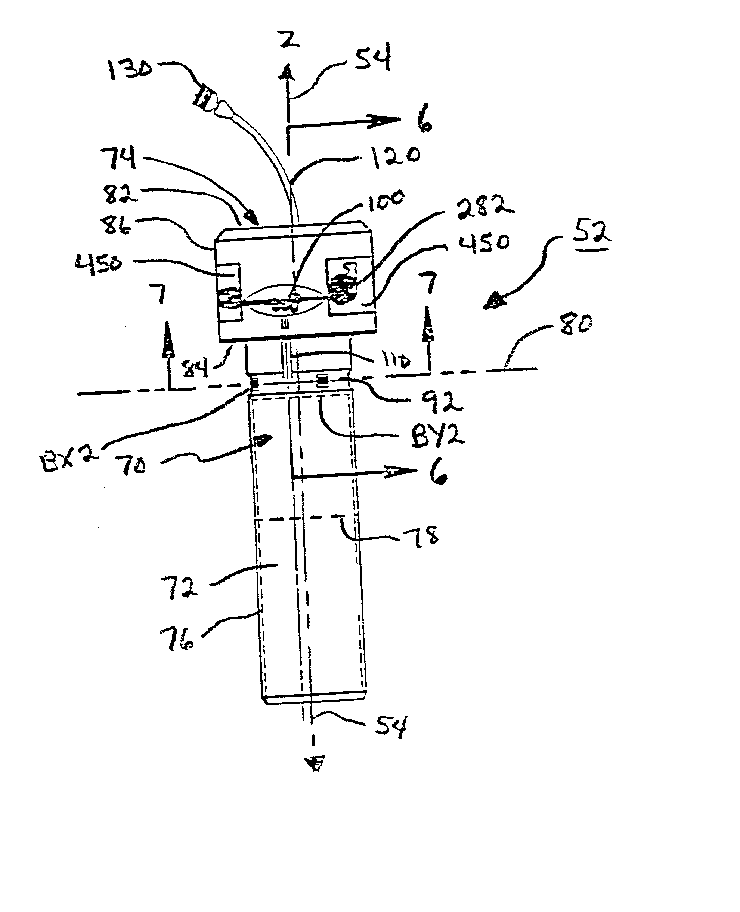 System and method for measuring bending in a pin member