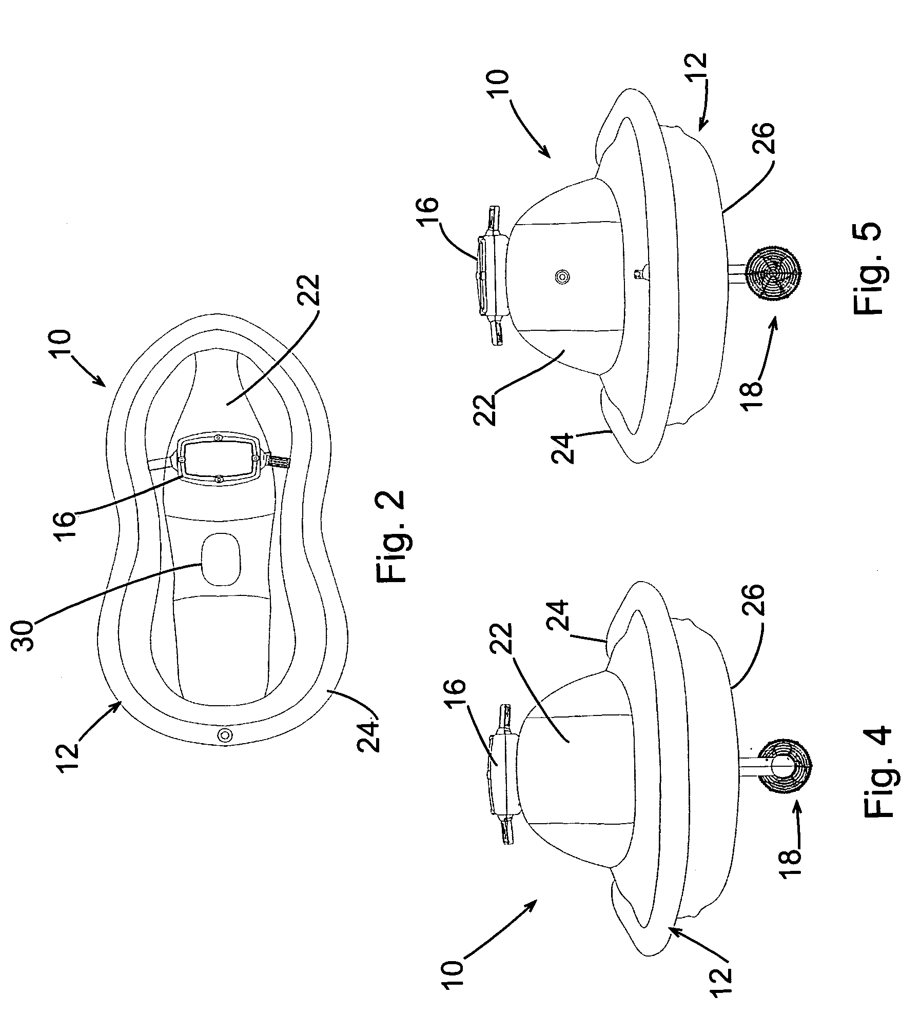 Inflatable cruising device