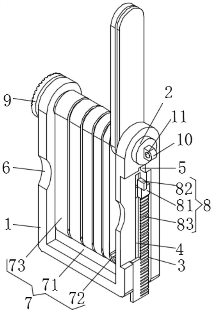 Multifunctional feeler gauge for constructional engineering detection