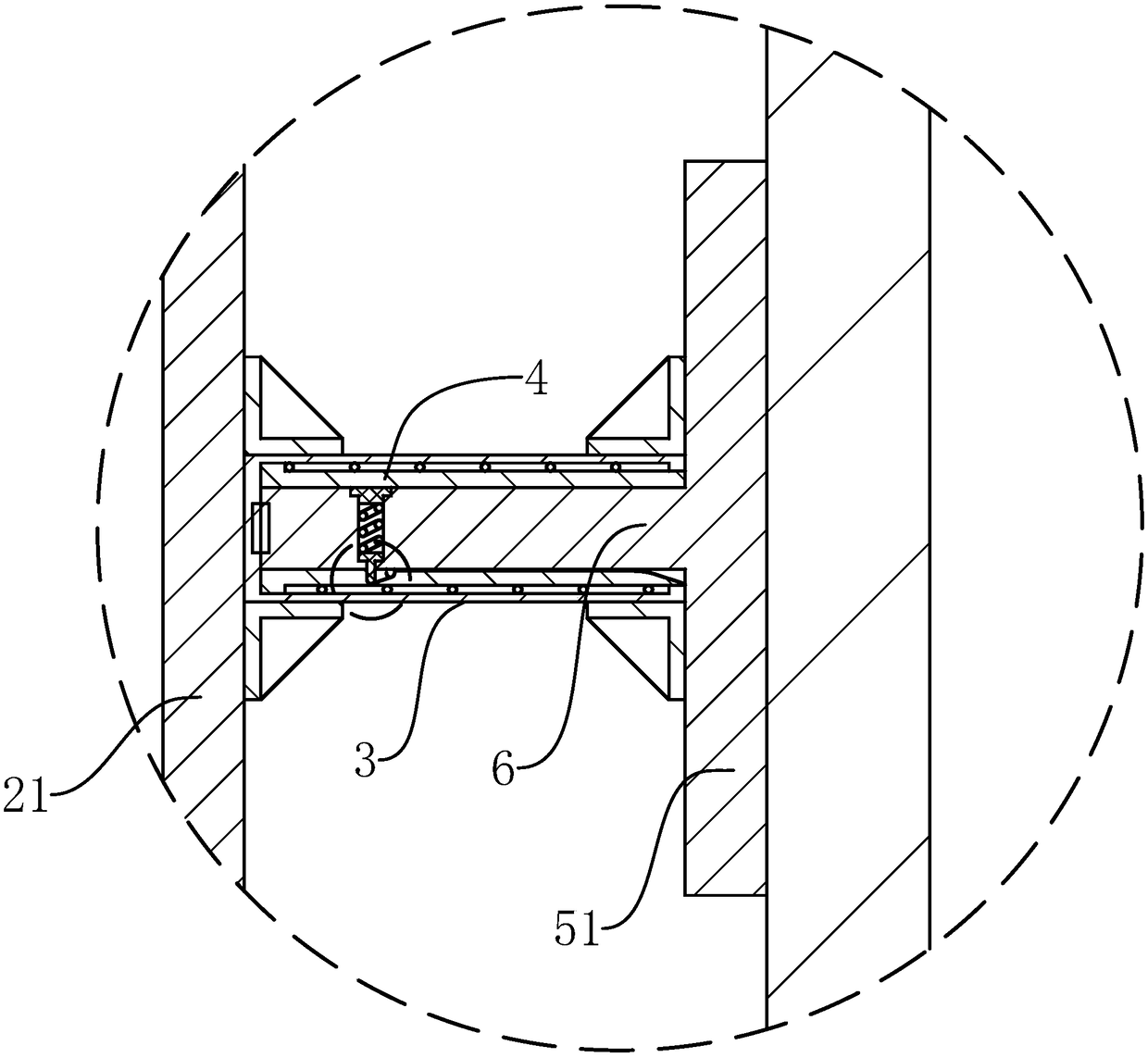 Glass curtain wall and dismounting method thereof