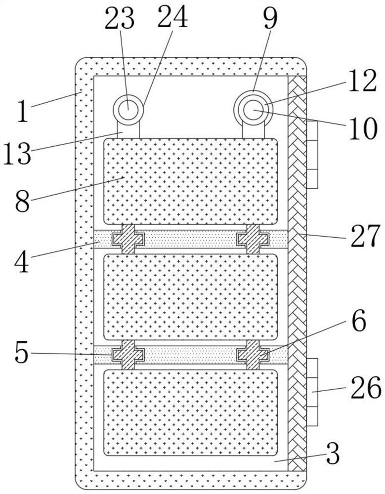 Goods transportation device for freight agent