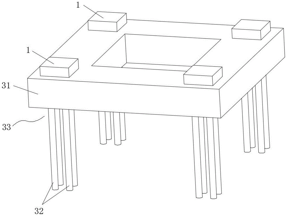 Construction methods and structures of building pile foundations for earthquake resistance and deflection resistance on weak soil foundations in coastal areas