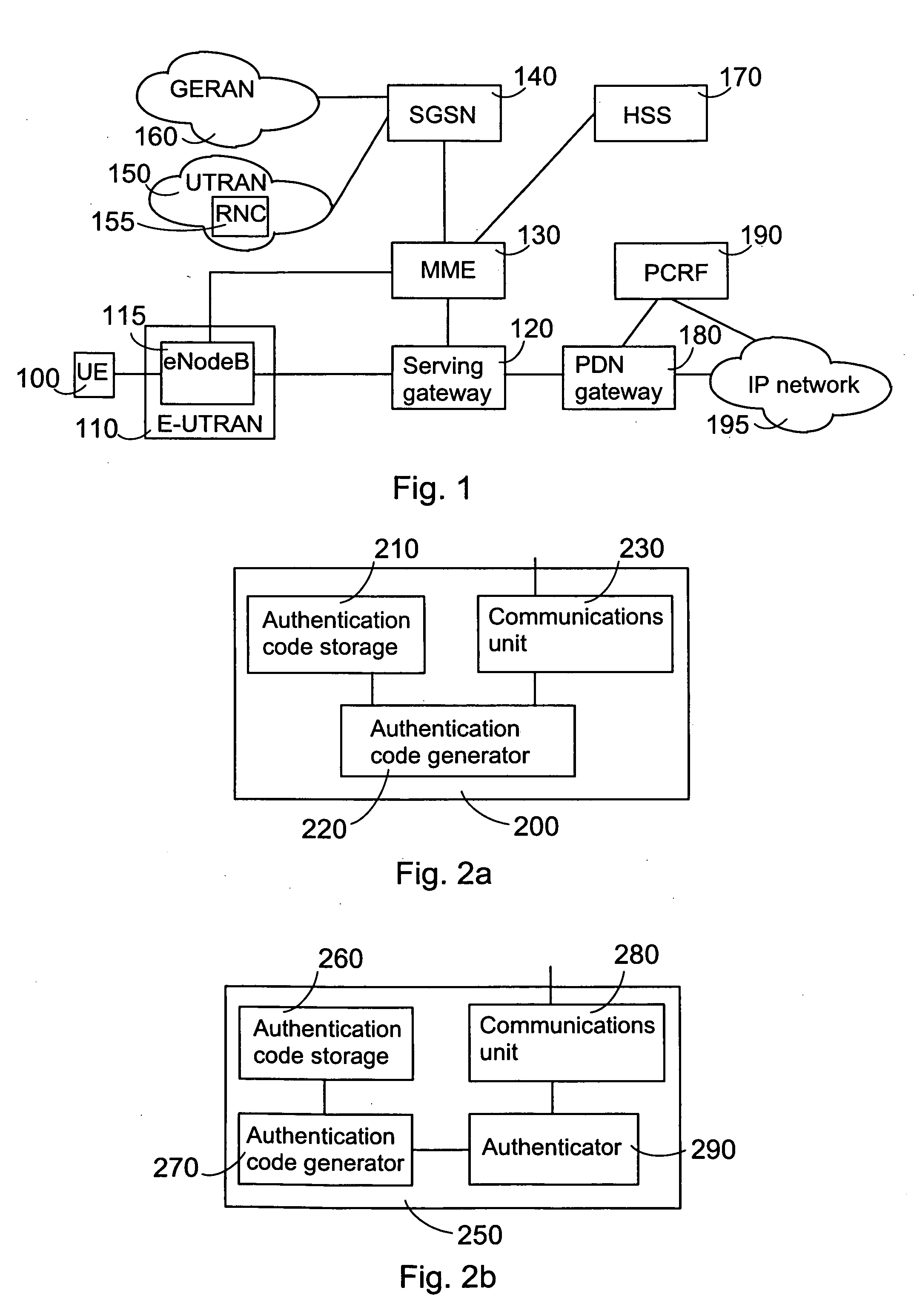 Mobility related control signalling authentication in mobile communications system