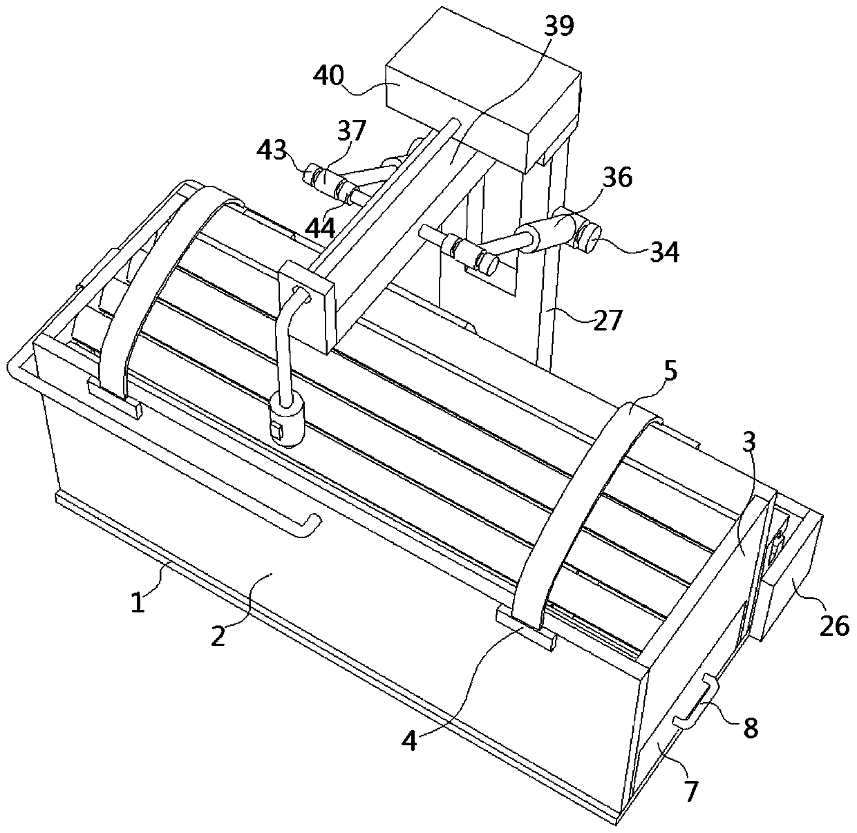 A device specially used in general surgery to prevent effusion and extremities