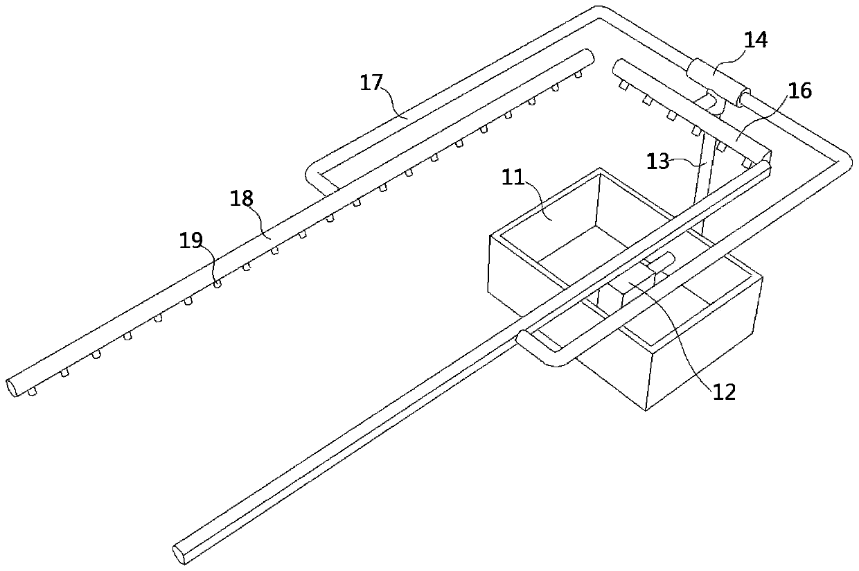 A device specially used in general surgery to prevent effusion and extremities