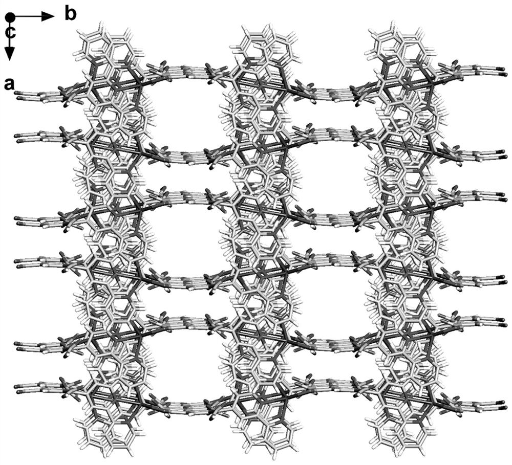 An AG-MOFS metal organic frame material, synthesis method and its application in ion recognition