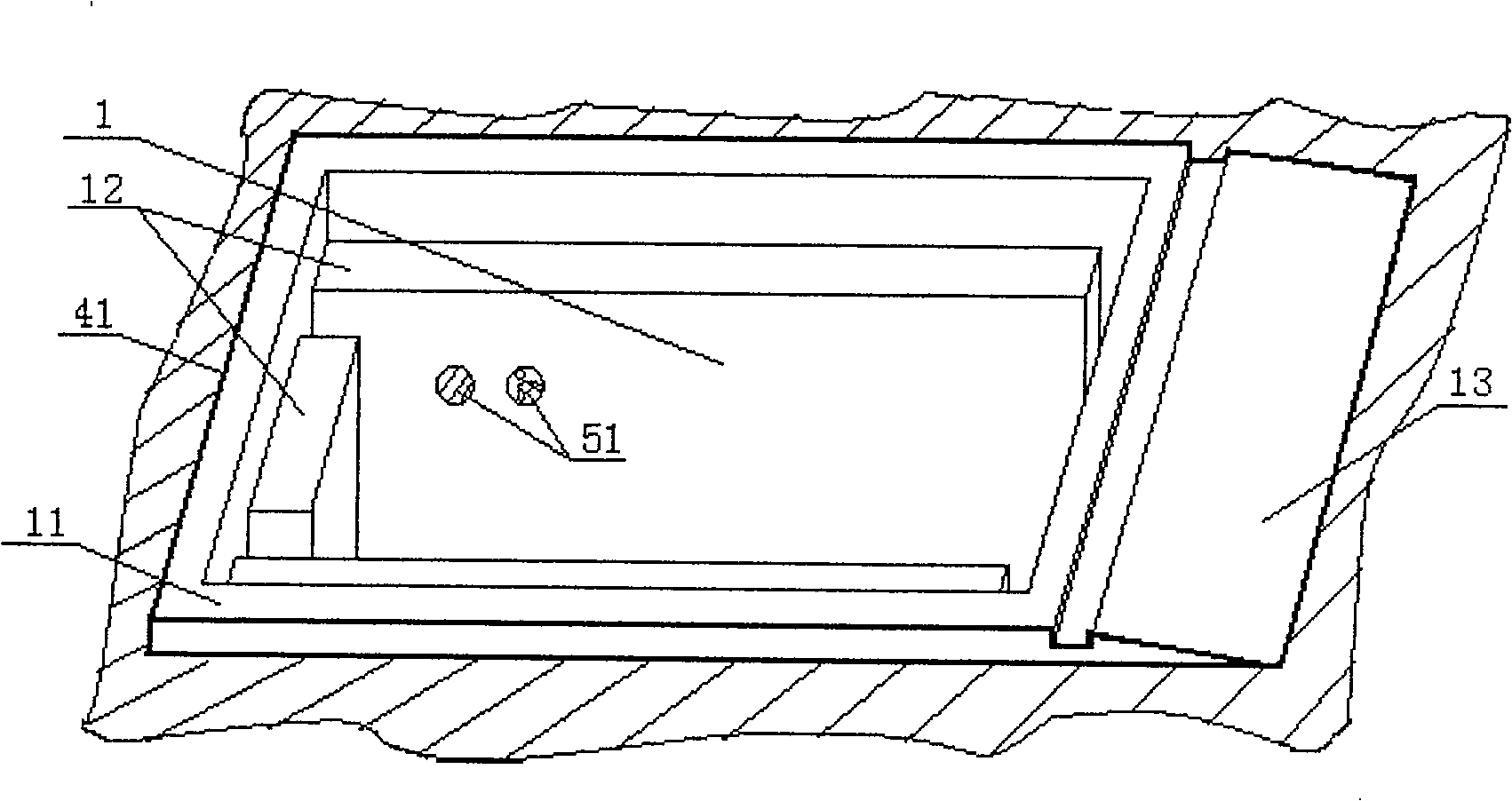 Lifting/lowering type underground bin