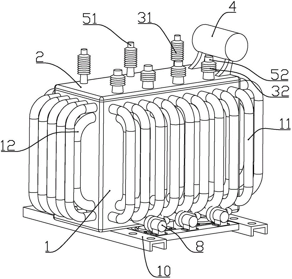 Oil-immersed power transformer