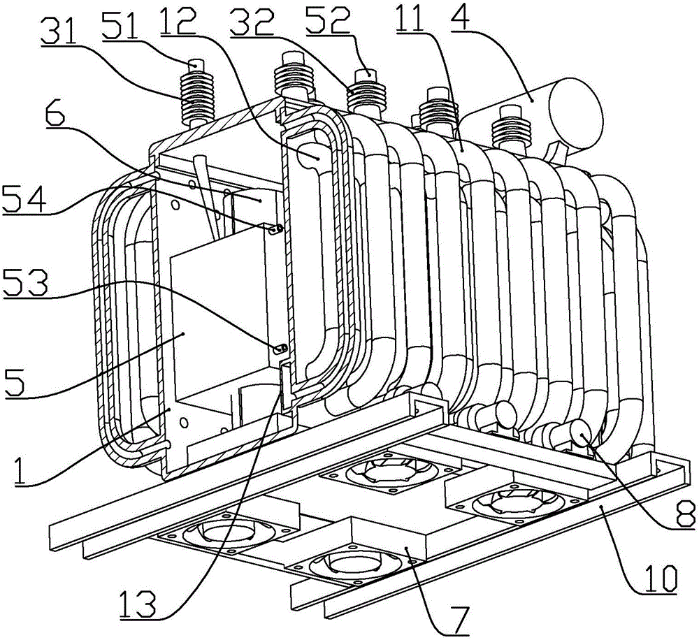 Oil-immersed power transformer