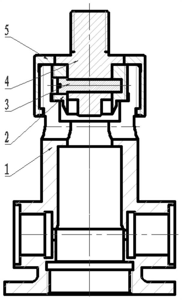 Detachable initiating explosive device cutting and separating combined structure capable of bearing large bending moment load