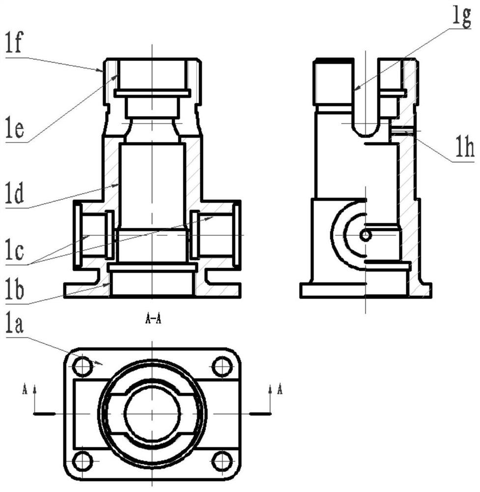 Detachable initiating explosive device cutting and separating combined structure capable of bearing large bending moment load