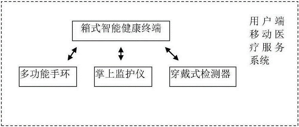 A user-side mobile medical service system