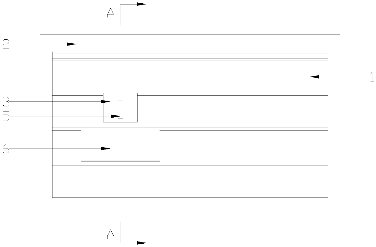 Clamping slot-type integrated wallboard capable of accommodating articles