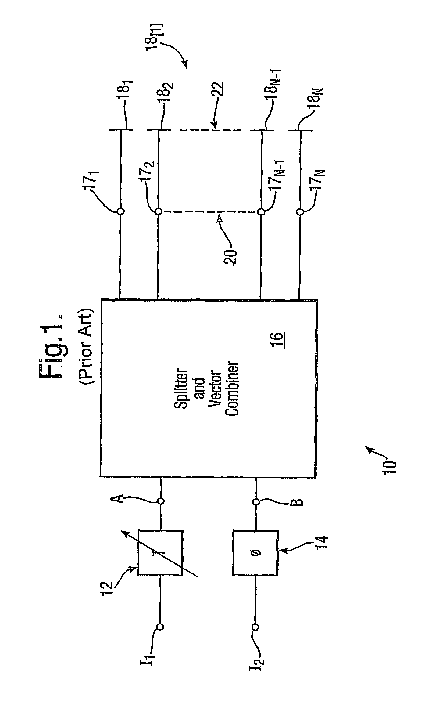 Phased array antenna system with two dimensional scanning
