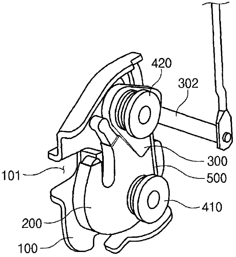 Seat latch structure