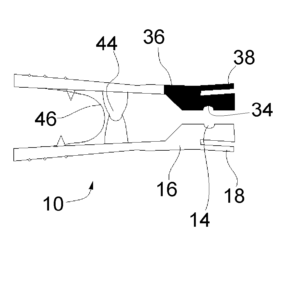 Tail Mounting Clip for Securely Mounting Sensor to Tail and a Tail Mounted Pulse Oximetry Sensor System Using Same