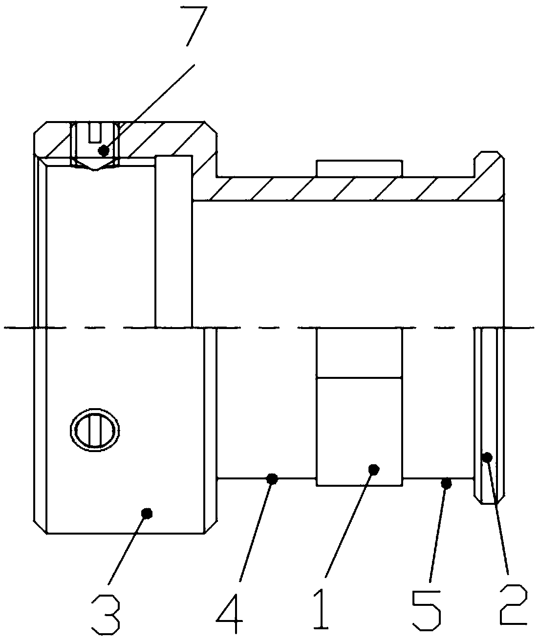 Connector assembly and tail attachment thereof