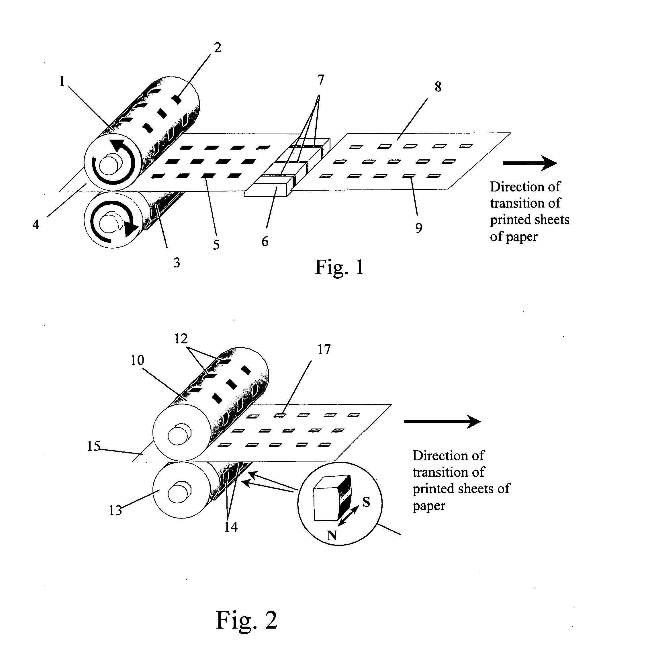 Alignment of paste-like ink having magnetic particles therein, and the printing of optical effects