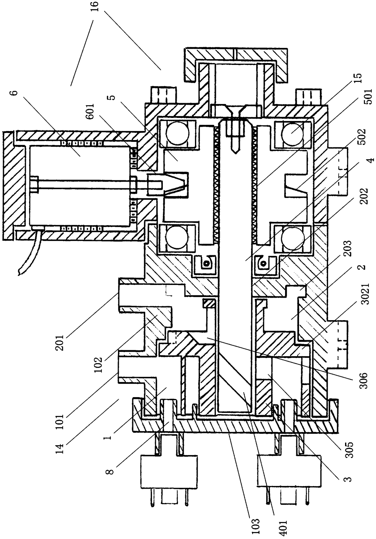 Drainage device and system for controlling concentrated water discharge in water purification process