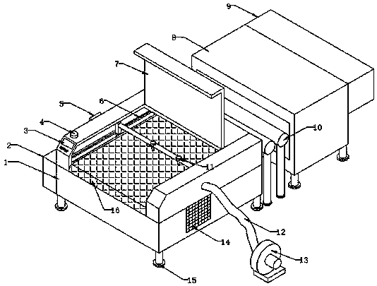 Large-size cloth cutting device for spinning