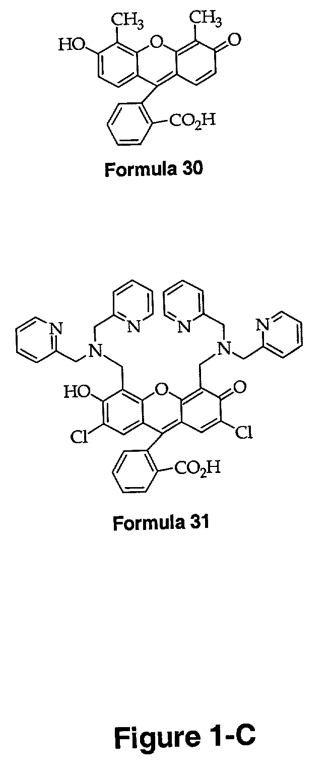 Fluorescein-based metal sensors, and methods of making and using the same