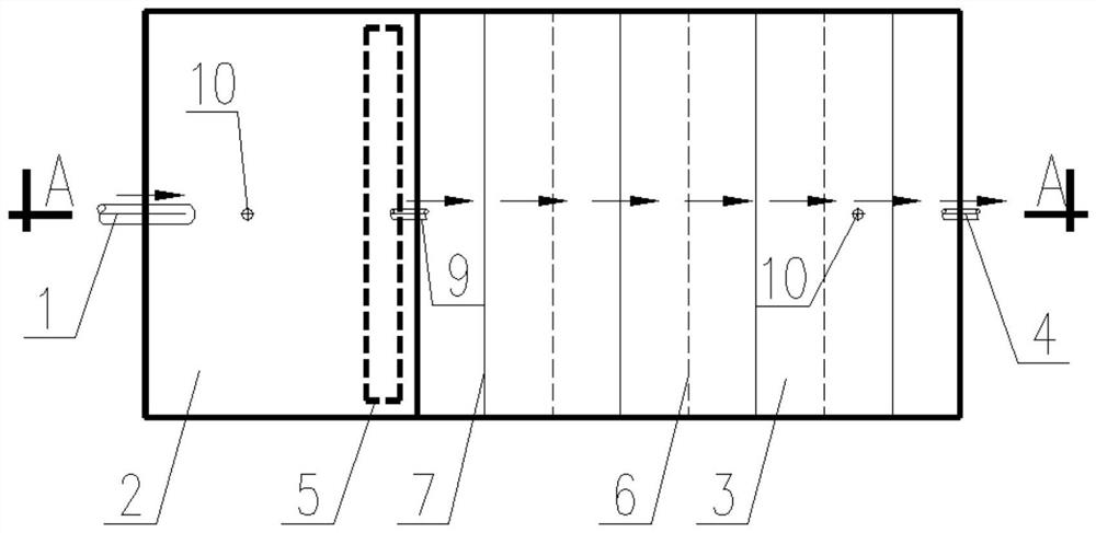 Unpowered sewage treatment device