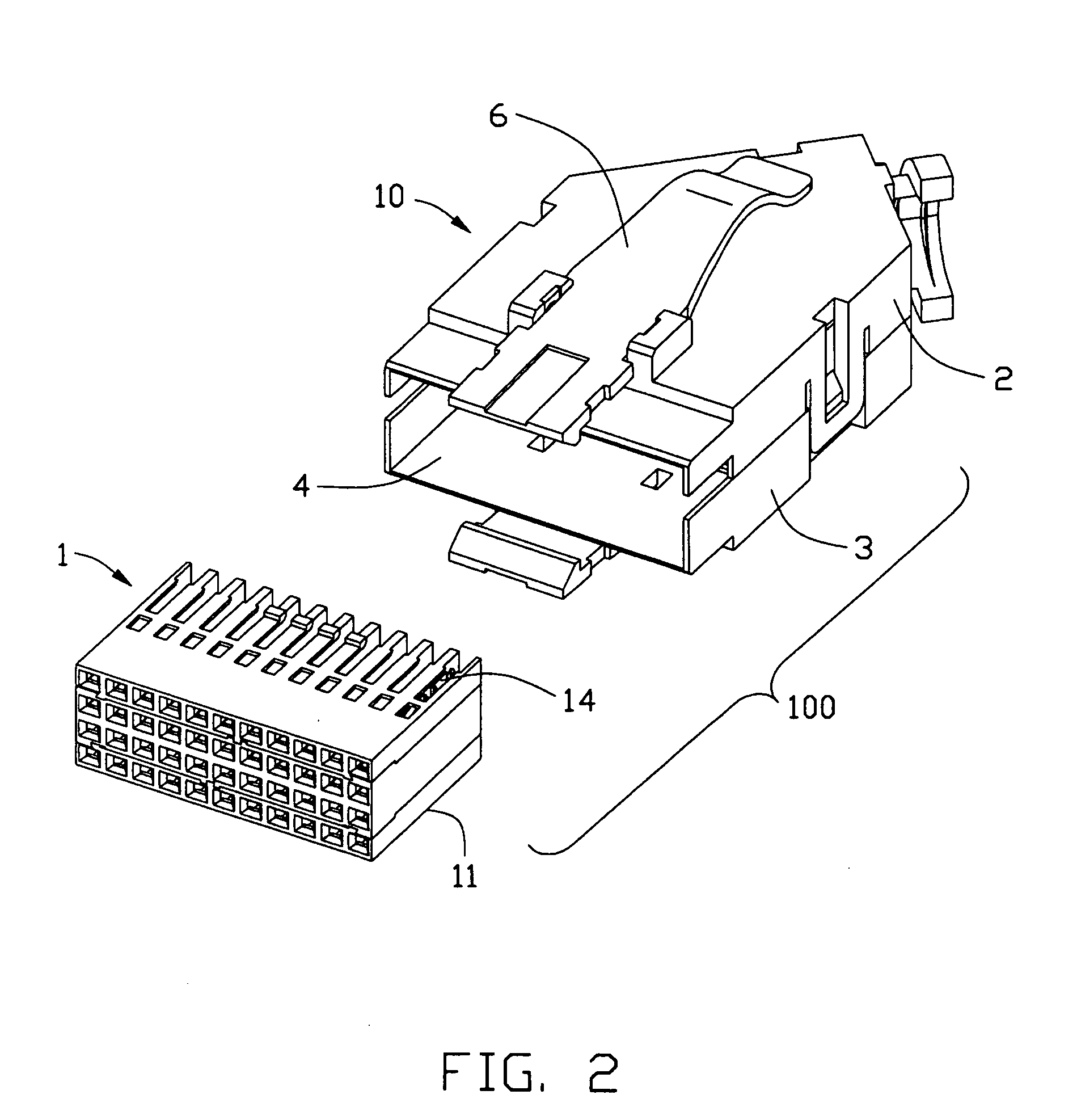 Electrical connector with improved latching structure