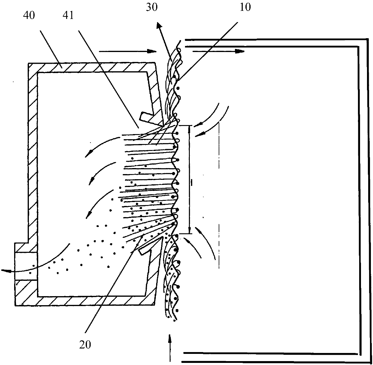 Filtering cloth