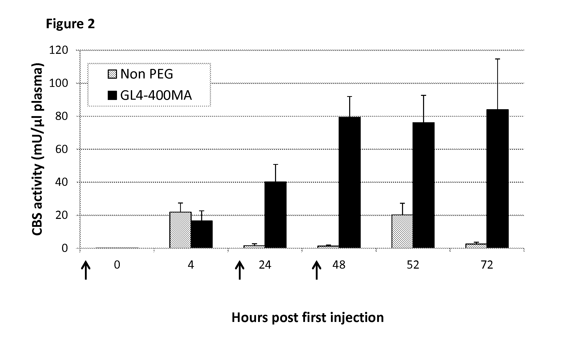 Chemically modified cystathionine beta-synthase enzyme for treatment of homocystinuria