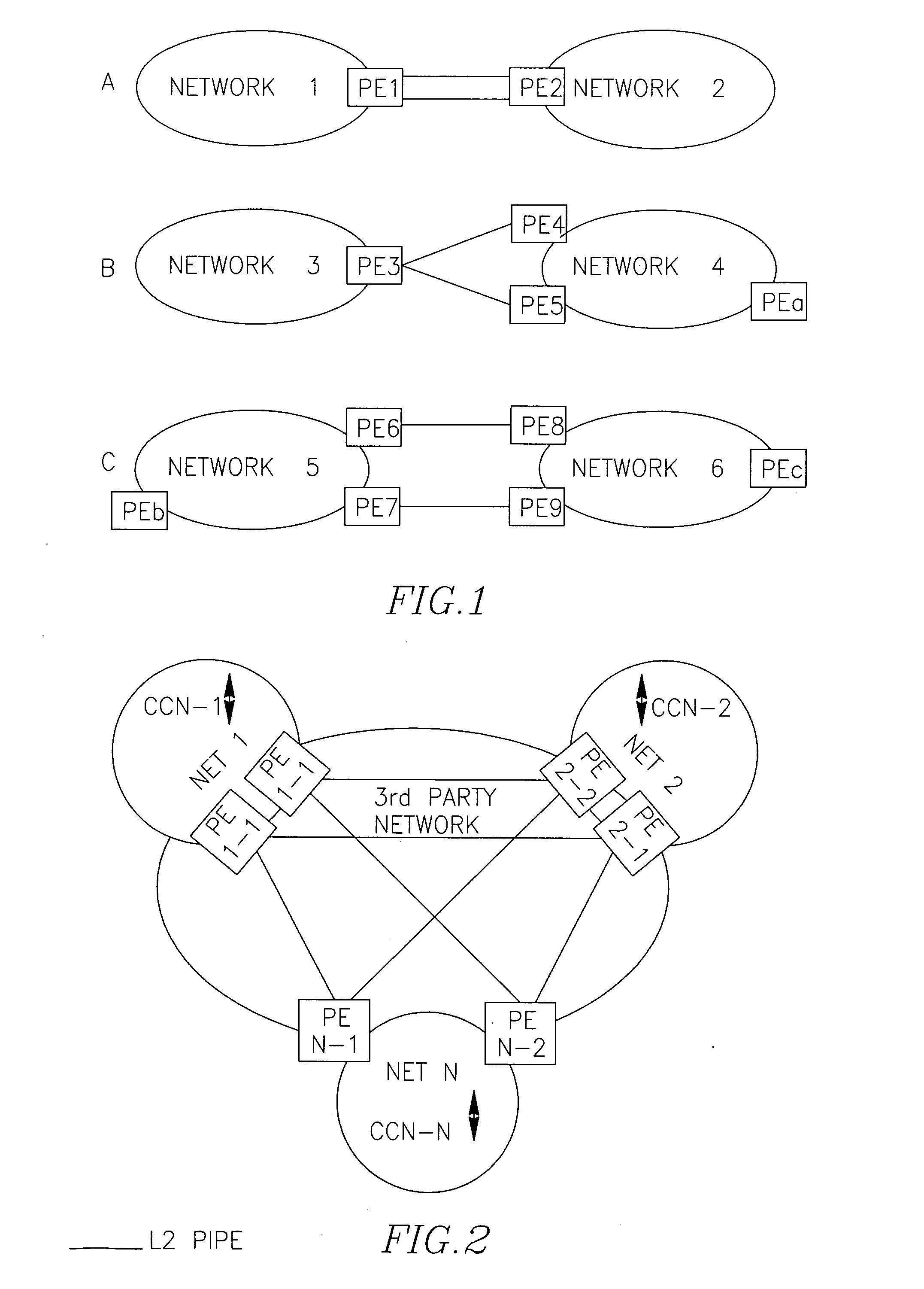 Technique for dual homing interconnection between communication networks