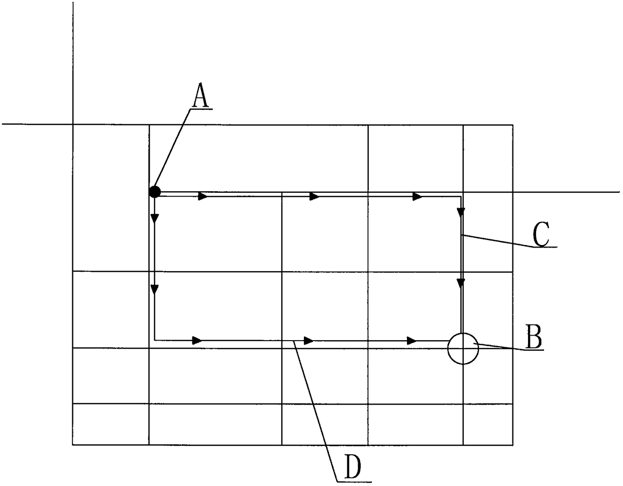 Crossroad bus station and bus transfer method using same