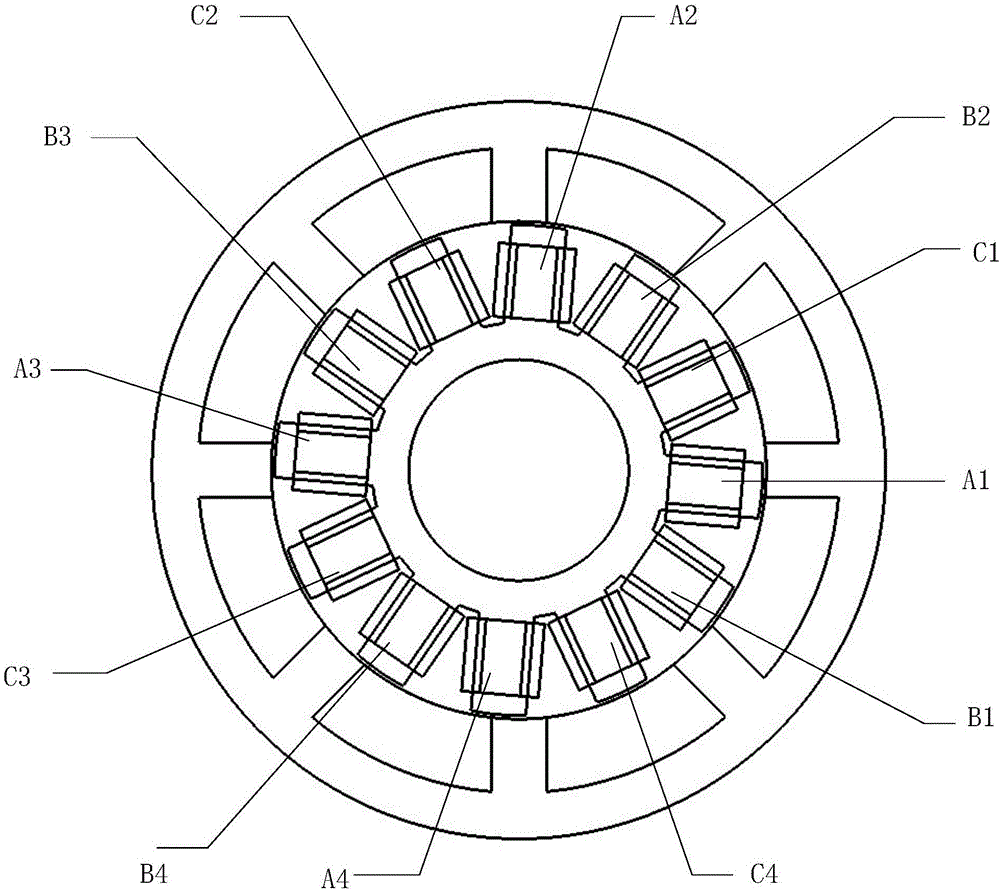 Magnetic levitation switch reluctance flywheel motor and decoupling control method