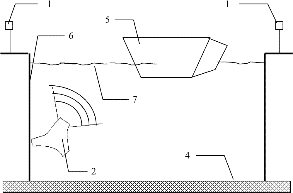 Method using side-scan sonar to measure tonnage of ship